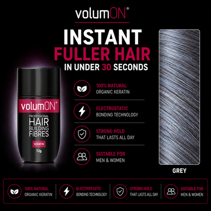 Volumon Hair Building Fibres - KERATIN 12g