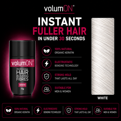 Volumon Hair Building Fibres - KERATIN 12g