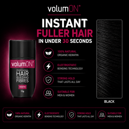 Volumon Hair Building Fibres - KERATIN 12g