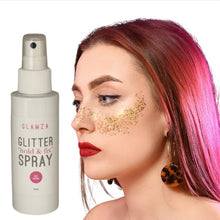 Load image into Gallery viewer, Glamza Chunky Glitter &#39;Hold and Fix&#39; Fixing Spray 100ml