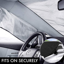 Load image into Gallery viewer, Generise Anti Theft Reversible Windscreen Car Cover - Small to Medium Windscreens - 190cm x 70cm