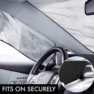 Generise Anti Theft Reversible Windscreen Car Cover - Small to Medium Windscreens - 190cm x 70cm