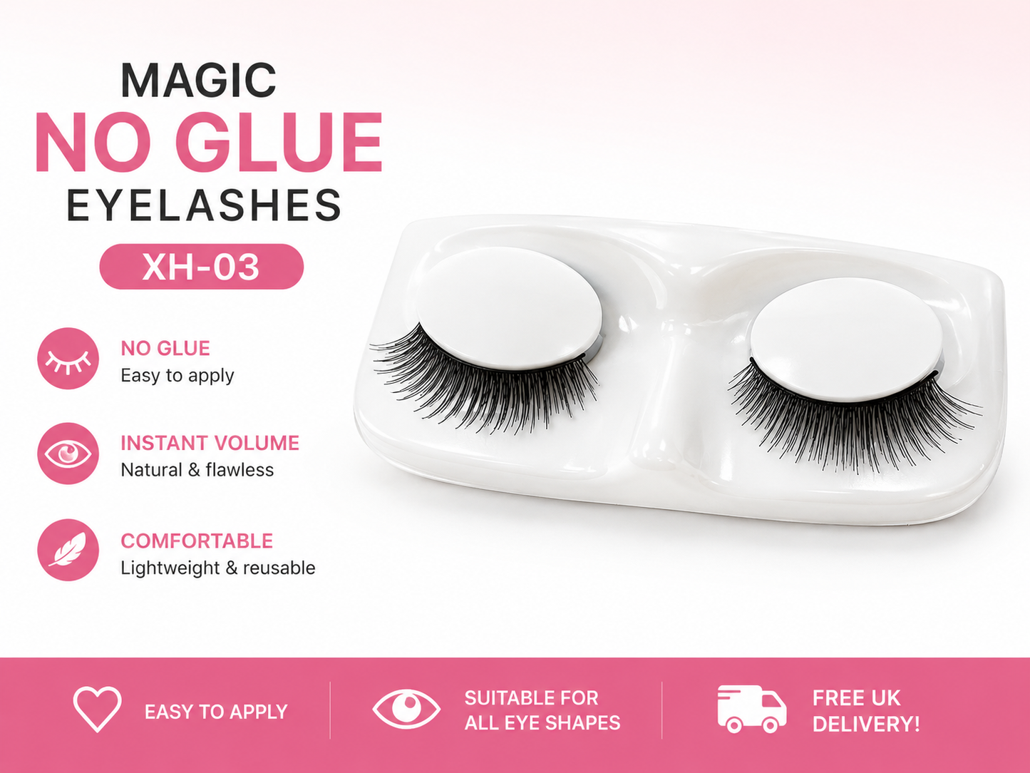 Glamza No Glue Magic XH Eyelashes
