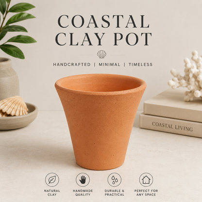 Generise Victorian Clay Pot - 11cm x 10cm