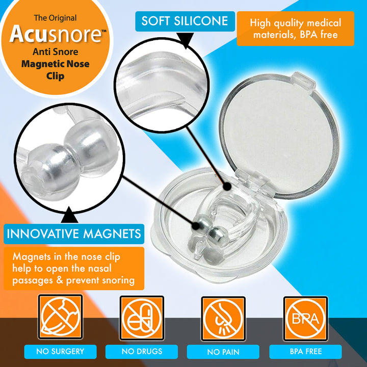 Generise GENERIC Anti Snore Magnetic Nose Clip
