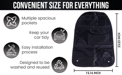Car Seat Multi Pocket Organiser