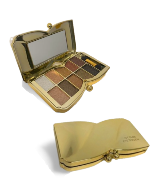 10 Colour Eyeshadow Butterfly Palette - Naked Glitter Shades