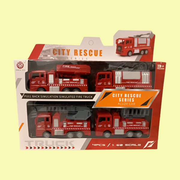 Children's Car Truck Vehicle Series - Pull Back Function - Toys - 7 Types!!