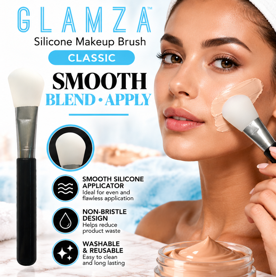 Glamza Silicone Make Up and Mud Mask Brush - Classic
