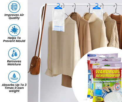 Hanging Wardrobe Dehumidifiers – Citrus, Lavender & Fresh Linen