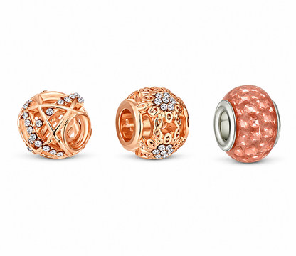 Diamond Style London - Charm Bracelet in Rose Gold