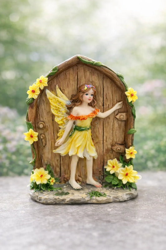 Spirit of Equinox Minature Fairy Door - YELLOW