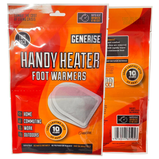 Generise 'Handy Heater' Foot Warmers - 2 Pack