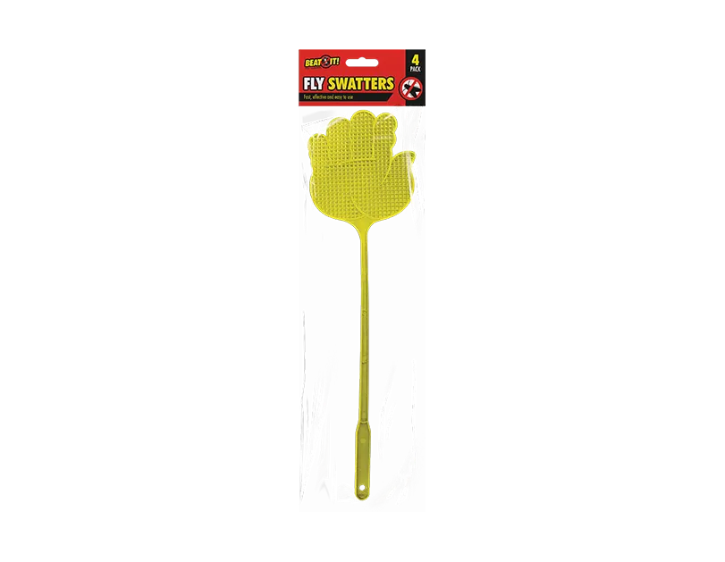 Beat It!  Fly Swatters 4 Pack