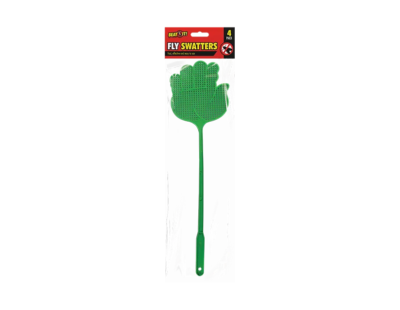 Beat It!  Fly Swatters 4 Pack