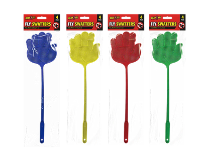 Beat It!  Fly Swatters 4 Pack