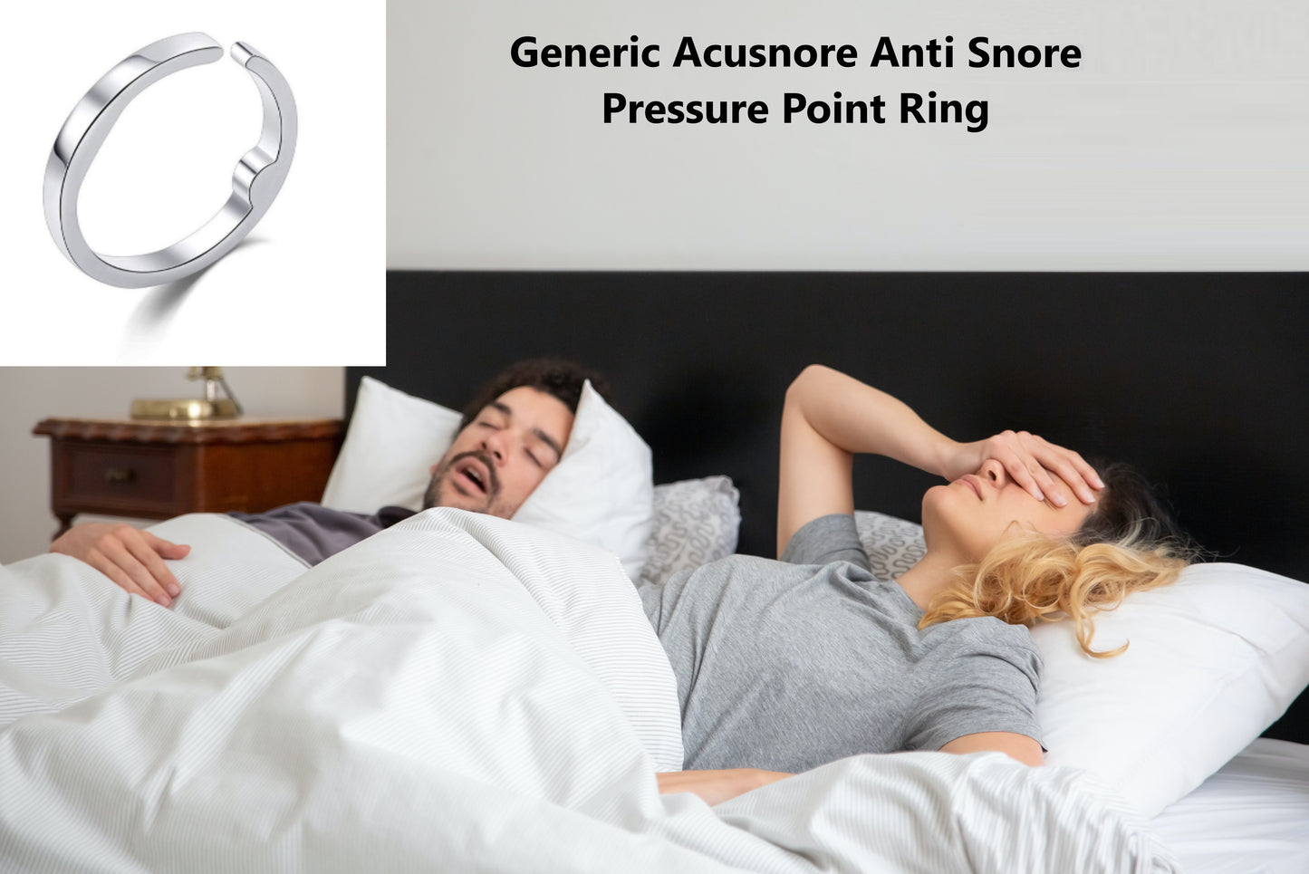 Acusnore Pressure Point Snoring Ring