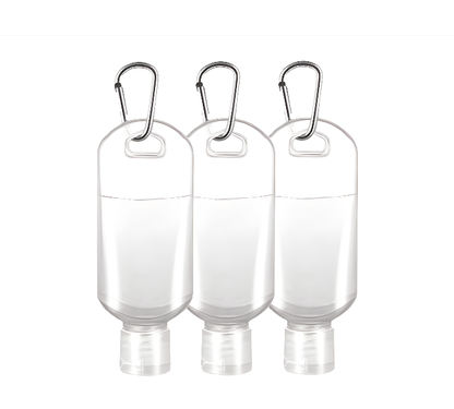 Generise 50ml Empty Bottle and Flip Lid Keyring With Hook