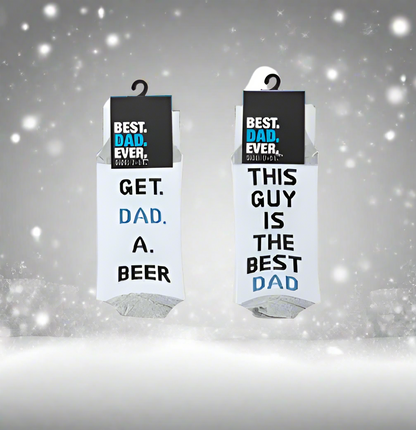 Generise Christmas Stock Filler BEST DAD EVER SOCKS - THIS GUY IS THE BEST DAD / GO ASK YOUR MOTHER