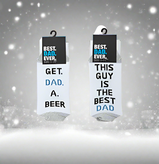 Generise Christmas Stock Filler BEST DAD EVER SOCKS - THIS GUY IS THE BEST DAD / GO ASK YOUR MOTHER