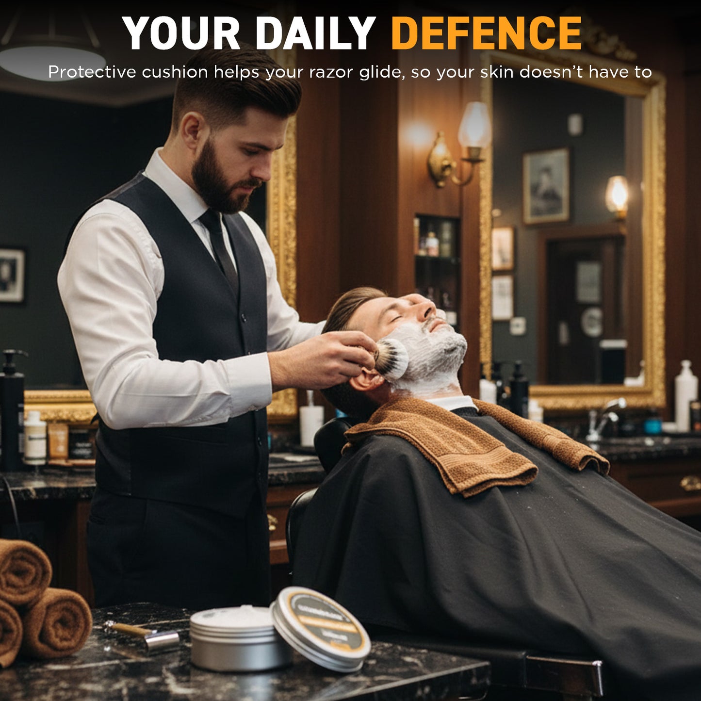 The Groomarang Moisturising & Protective Shave Cream (100ml Tub)