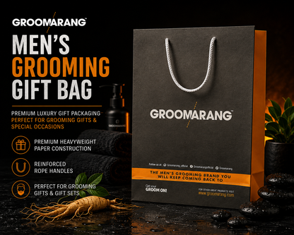 Groomarang Men's Grooming Gift Bag 35cm x 25cm x 10cm