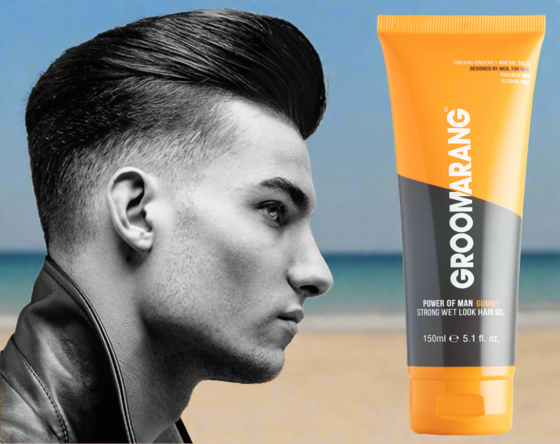 Groomarang Power of Man 'Gummy' Strong Wet Look Hair Gel 150ml