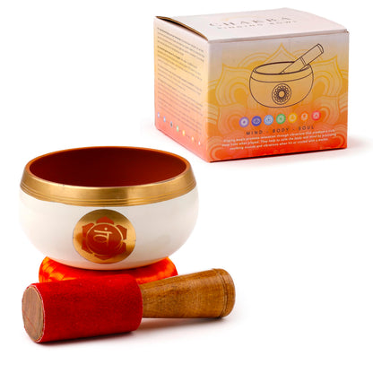 Puckator Sing07 Singing Bowl Orange Chakra