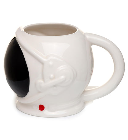 Puckator Astronaut Space Helmet Ceramic Shaped Tea Coffee Mug Funny Home Accessories Cute Gifts For Girlfriend Large Mugs For Men Women Hot Drinks Cute Cups Presents Secret Santa Gift Cup Set