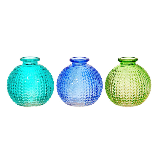 Sass Belle Cobalt Blue Textured Vase