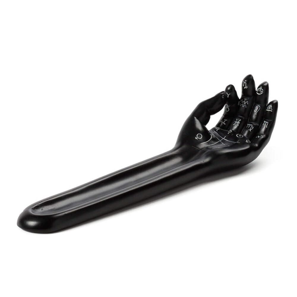 Puckator Mantric Tarot Hand Palm Ashcatcher Incense Stick Burner Zen Meditation Gifts Incense Holders For Sticks Spiritual Gifts Incense Burner Gifts For Men And Women Ashcatcher Resin
