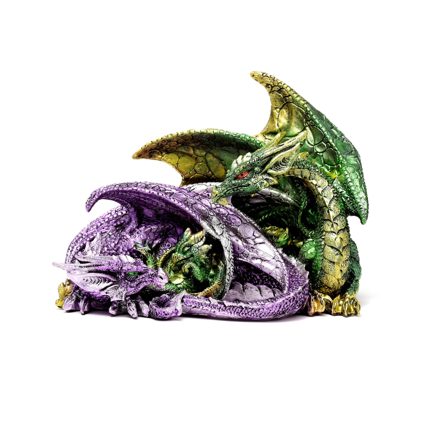 Puckator Enchanted Nightmare Dragon Family Cute Room Decor Aesthetic Feng Shui Meditation Accessories Garden Ornaments Shelf Desk Decorations Mindfulness Home Gifts Statues