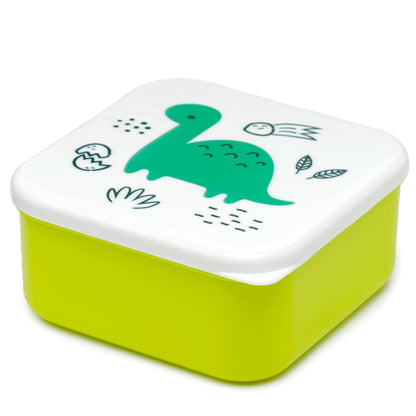 Puckator Dinosauria Jr Set Of 3 Lunch Box Snack Storage Sml Lunchbox With Multi Compartments Small Food Containers For Adults And Kids Girls Boys Lunchbox Food Prep With Lids