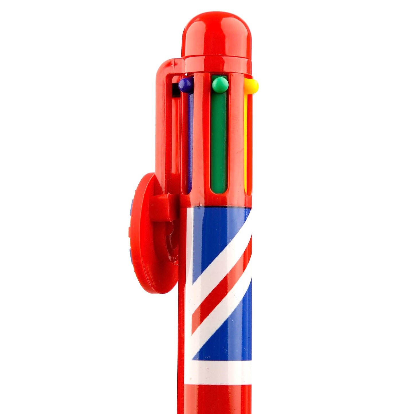 Puckator Union Jack Multi Colour Pen 6 Colours