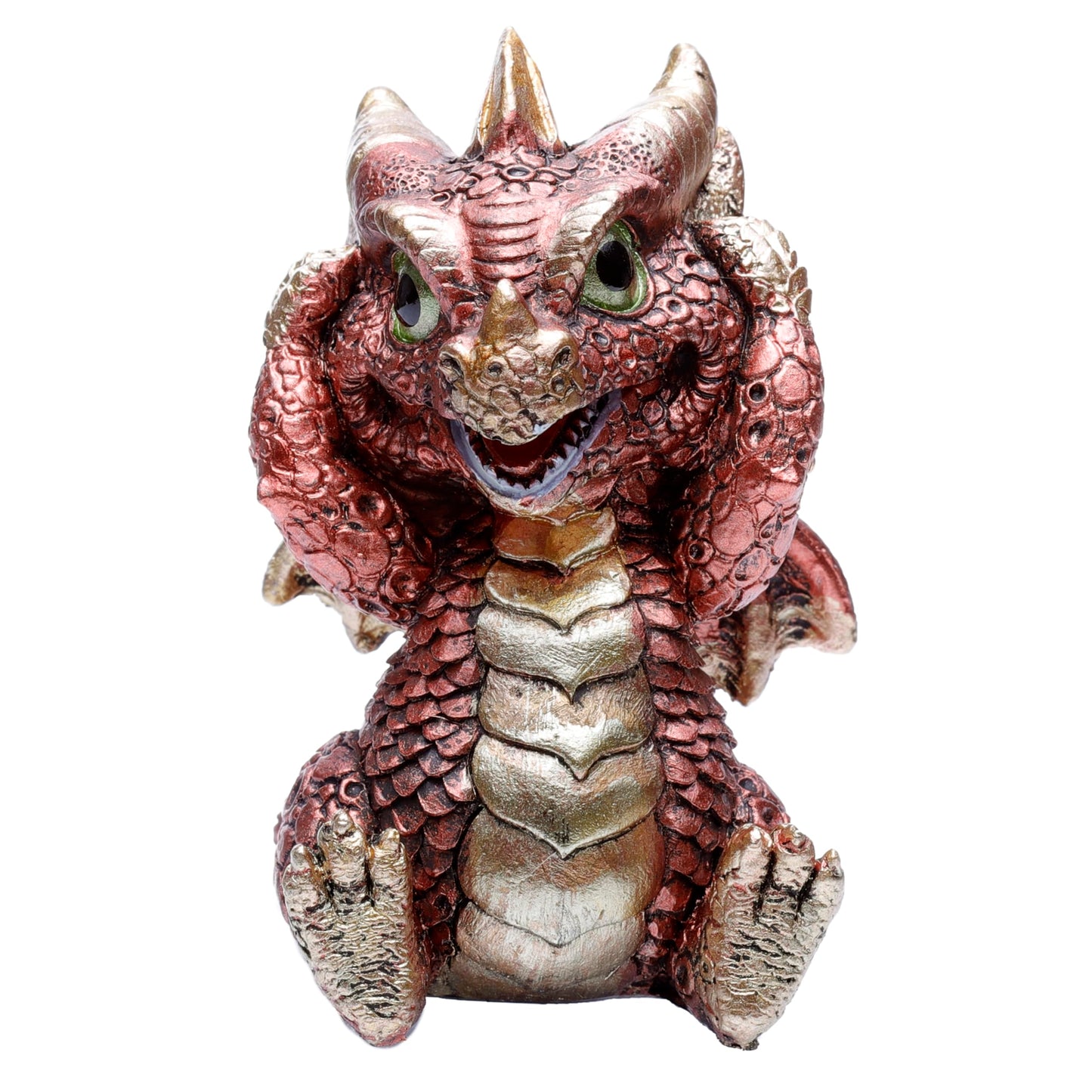 Puckator Drg543 Set Of 3 Elements Baby Dragon Hear No Speak No See No Evil