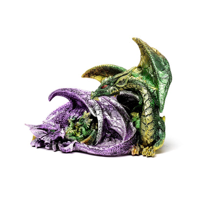 Puckator Enchanted Nightmare Dragon Family Cute Room Decor Aesthetic Feng Shui Meditation Accessories Garden Ornaments Shelf Desk Decorations Mindfulness Home Gifts Statues