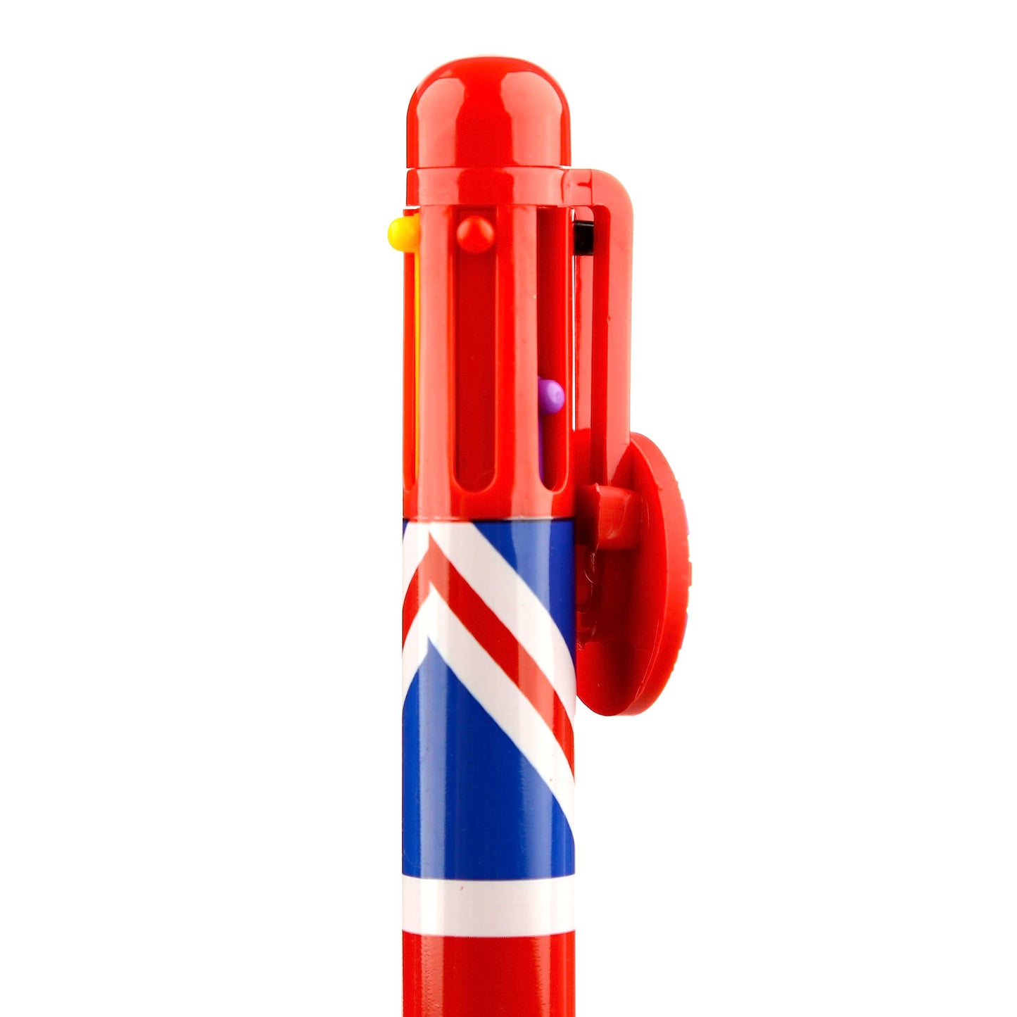 Puckator Union Jack Multi Colour Pen 6 Colours