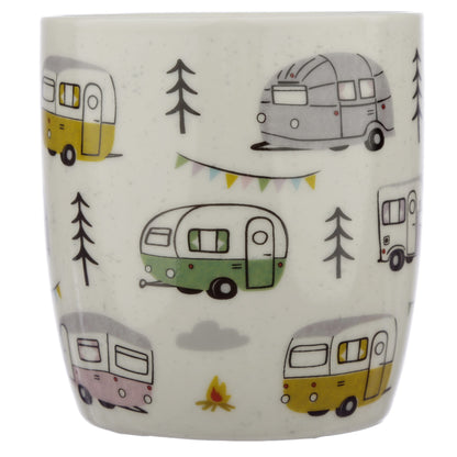 Puckator Wildwood Caravan Porcelain Tea Coffee Mug Funny Home Accessories Cute Gifts For Girlfriend Large Mugs For Men Women Hot Drinks Cute Cups Presents Secret Santa Gift Cup Set