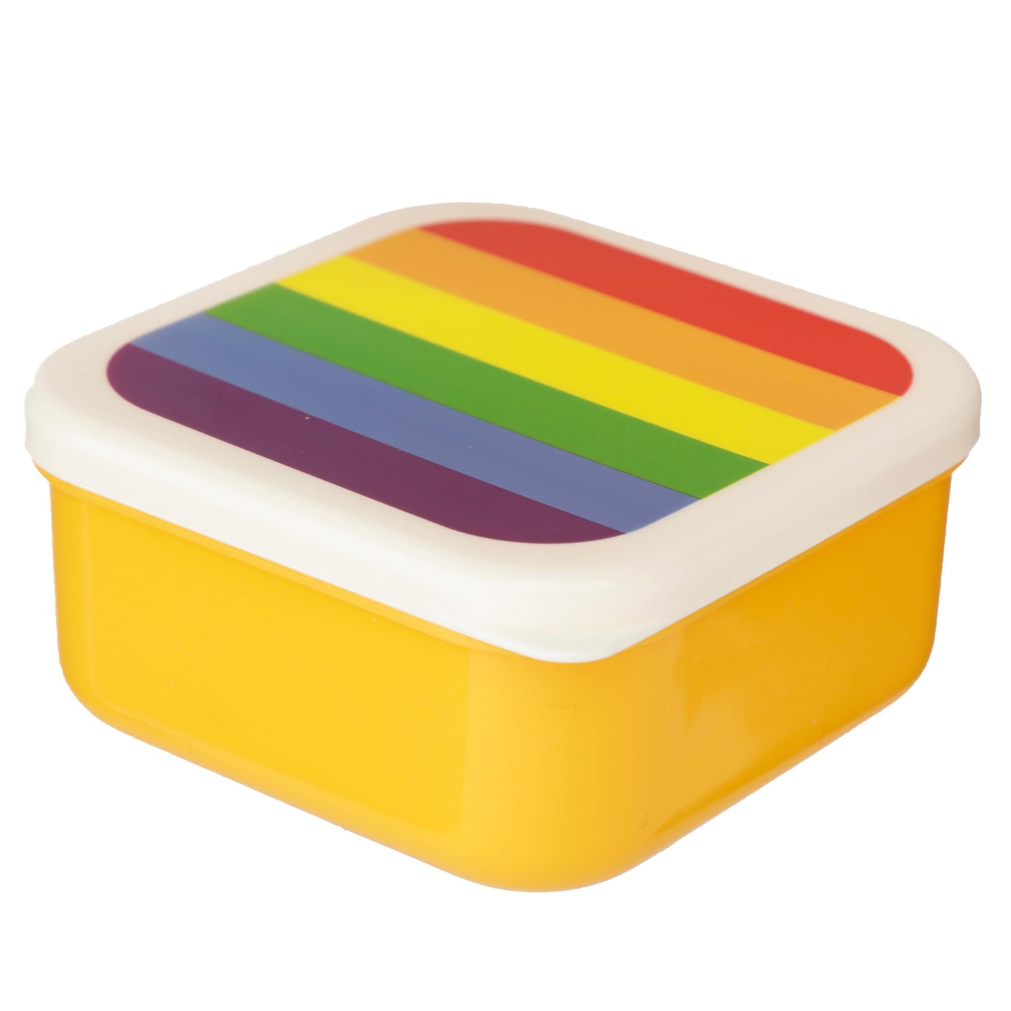 Puckator Somewhere Rainbow Reusable Lidded Snack Pot Lunch Box Set Of 3 Bpa Free Pvc Work School Travel Home Large 55X115X115Cm Medium 45X10X19Cm Small 4X85X85Cm