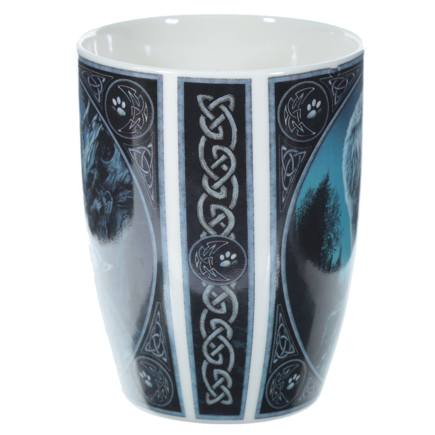Puckator Lisa Parker Guidance Wolf Design Porcelain Mug Funny Home Accessories Cute Gifts For Girlfriend Large Mugs For Men Women Hot Drinks Cute Cups Presents Secret Santa Gift Cup Set