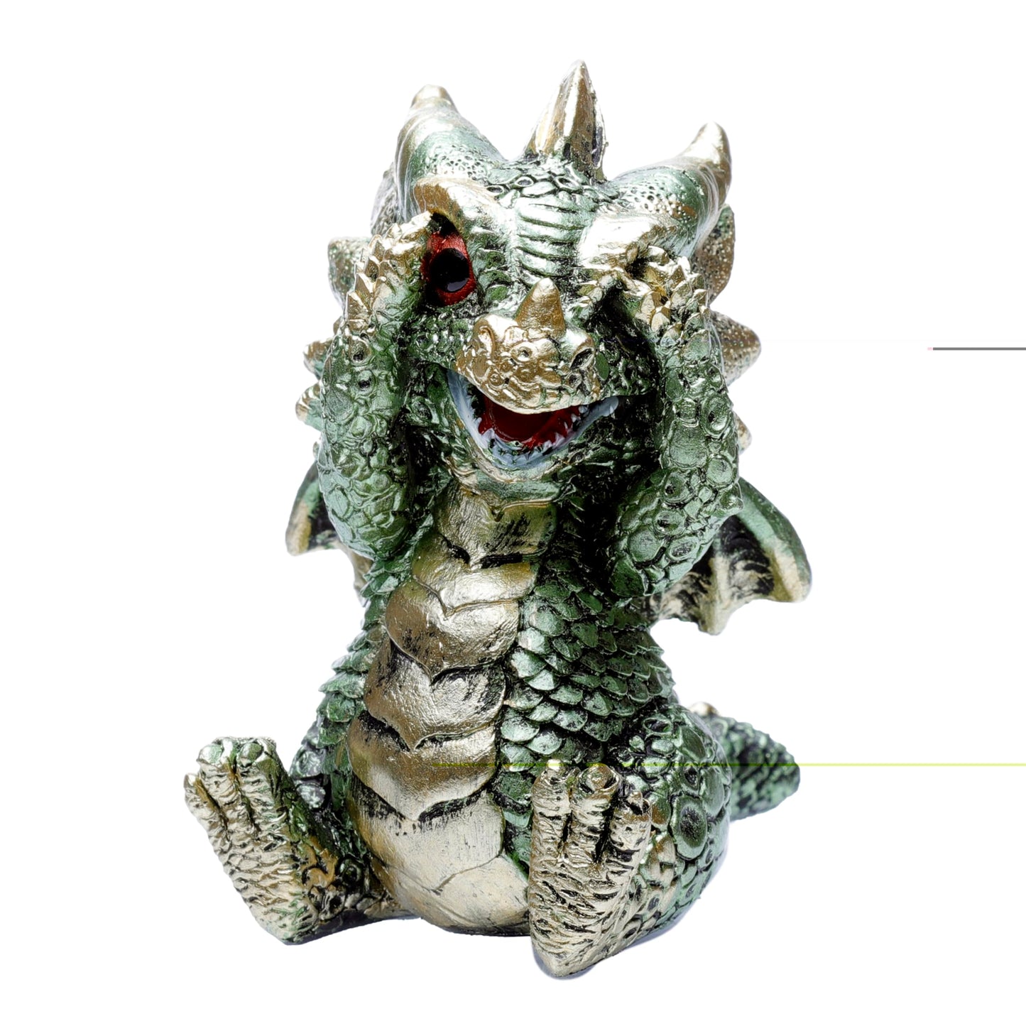 Puckator Drg543 Set Of 3 Elements Baby Dragon Hear No Speak No See No Evil