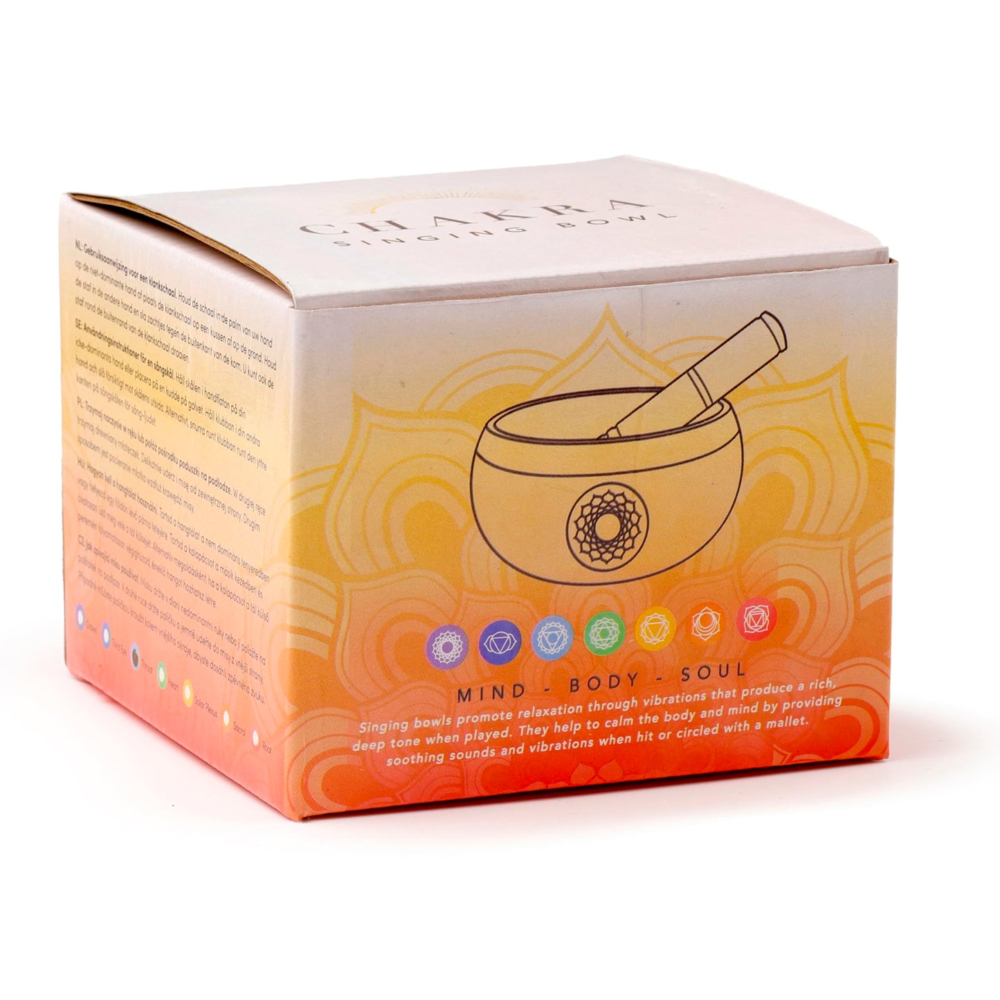 Puckator Sing07 Singing Bowl Orange Chakra
