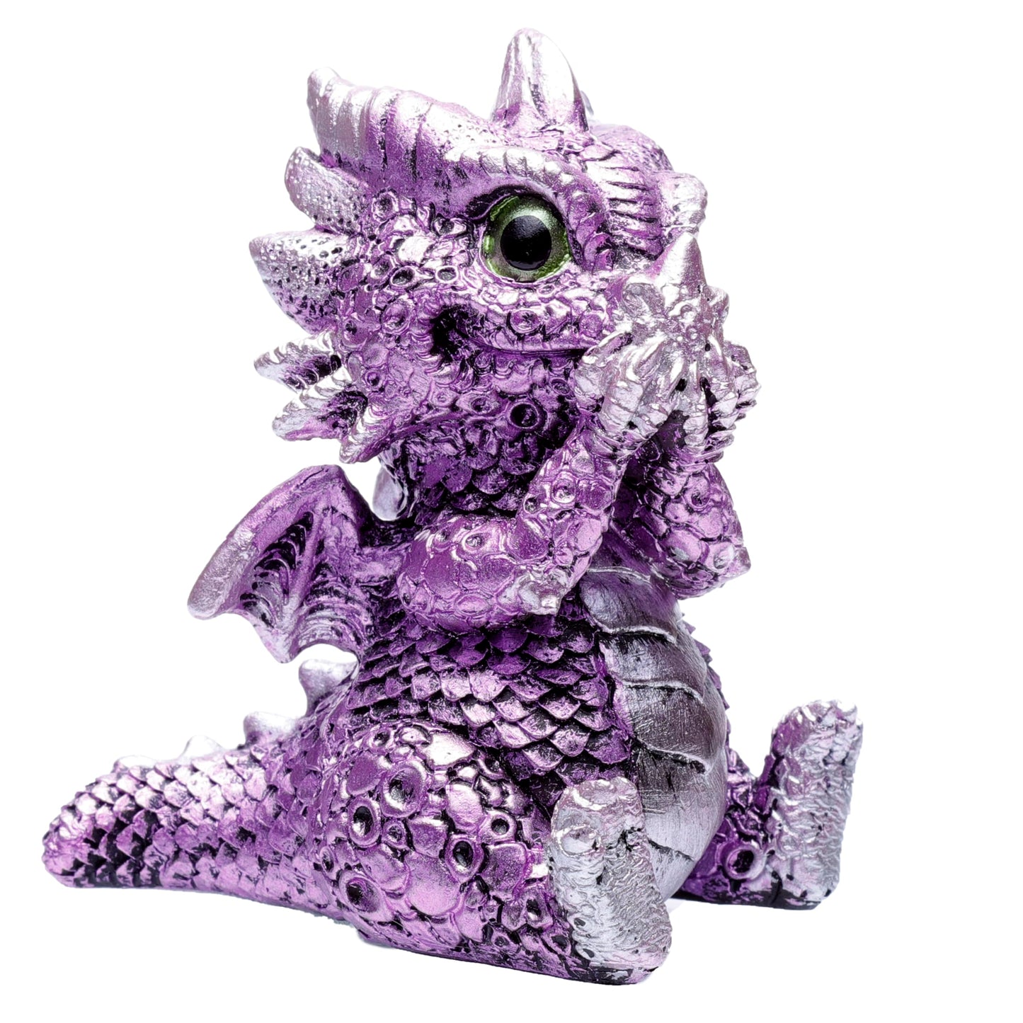 Puckator Drg543 Set Of 3 Elements Baby Dragon Hear No Speak No See No Evil