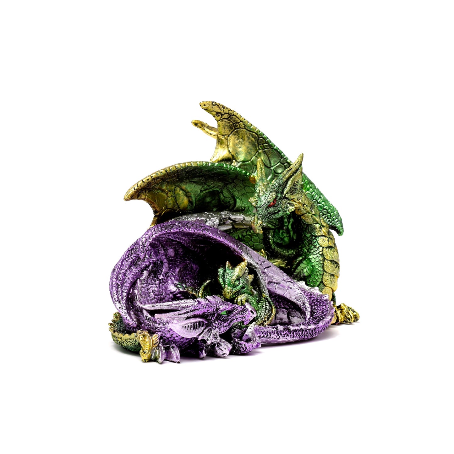 Puckator Enchanted Nightmare Dragon Family Cute Room Decor Aesthetic Feng Shui Meditation Accessories Garden Ornaments Shelf Desk Decorations Mindfulness Home Gifts Statues