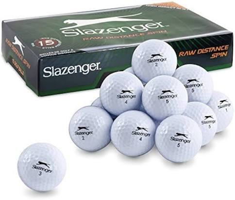 Slazenger Raw Distance Golf Balls - 15 pack