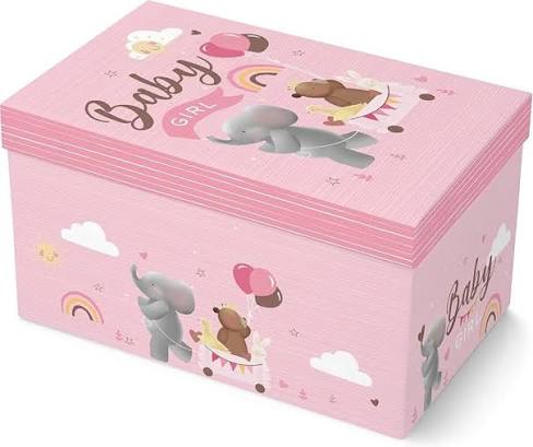 It's a Girl Gift Box Flatpack - PINK