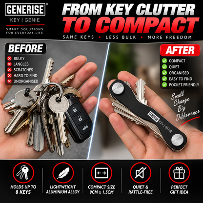 Key Genie | The World's Most Compact Key Holder