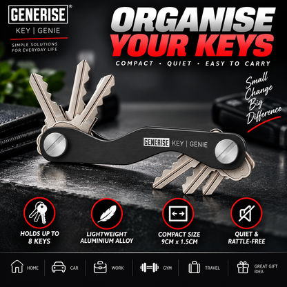 Key Genie | The World's Most Compact Key Holder