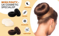 Generic Hair Bun - Black - 3.5 Inch