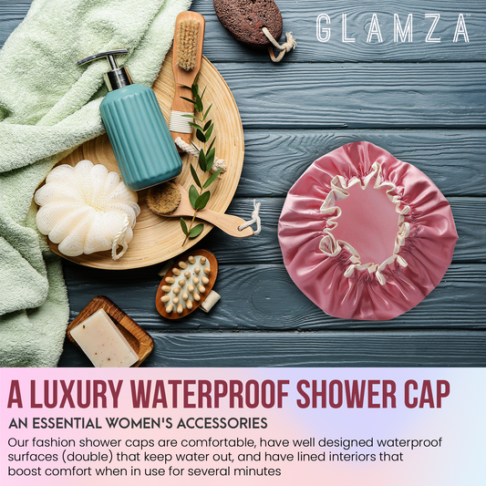 Glamza Luxury Shower Caps